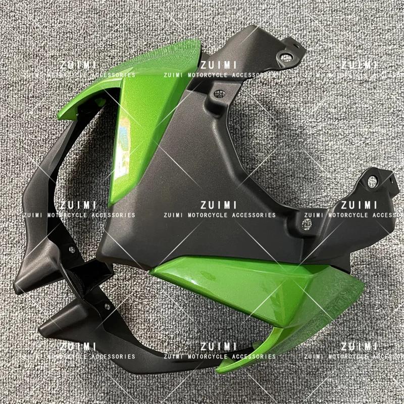 Headlight Fairing Upper Nose Hood Shroud Cover Front Turn Signal Bracket  Lower Panel Fit For Kawasaki Z650 2020 2021 2022