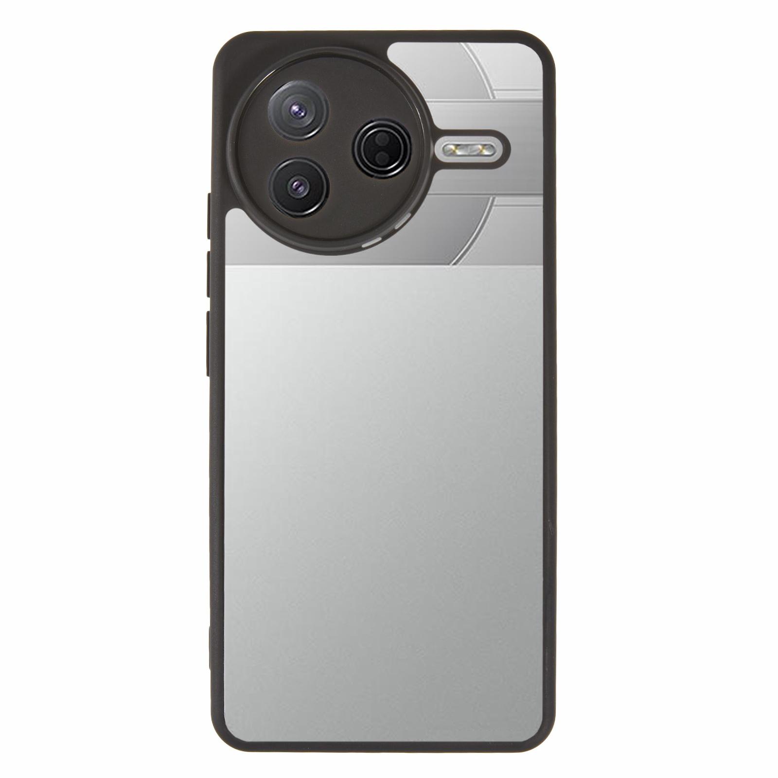 

For Xiaomi Redmi K80 5G/Poco F7 Pro 5G Phone Case Clear PC+TPU Hybrid Back Cover Black