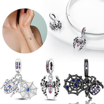 Spider Pendant Copper Colors For Charms Copper Colors Original Bracelet For Jewelry Making
