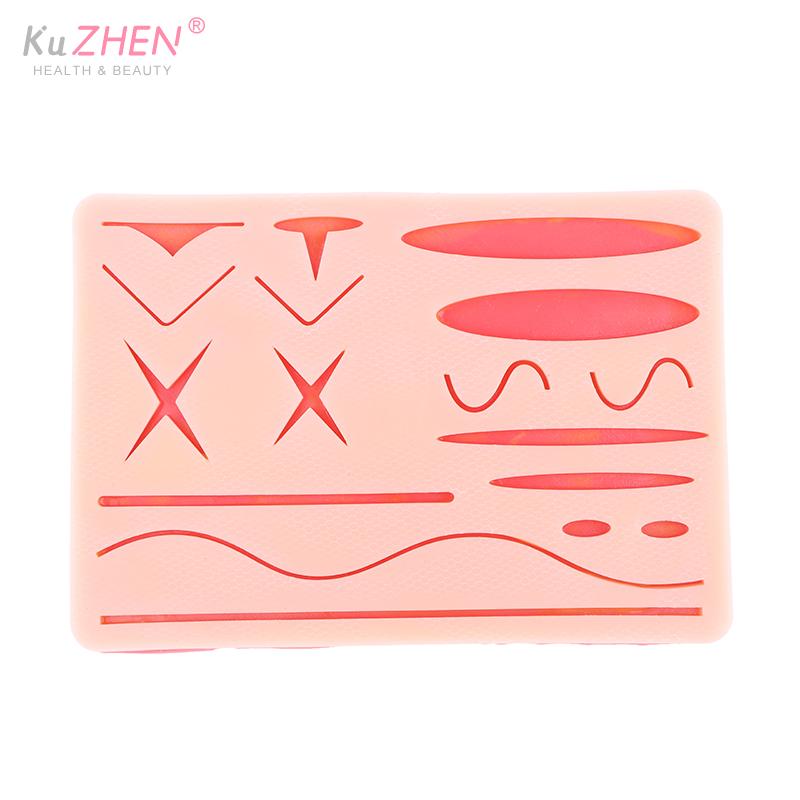 1PC Silicone Skin Pad Suture Training Kit Surgical Wound For Surgeon Medical Practice Training Traumatic Suture Practice SkinUse