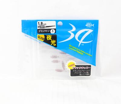 Thirty Four Soft Lure Plankton 1.8 Inch 8 Per Pack Black Cherry (0115)