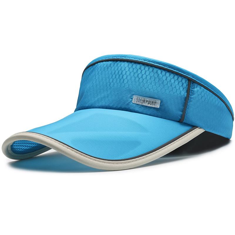 New Empty Hat Women's Summer Can Wear Ponytail Sunscreen Hat Men's Uv Protection Mesh Breathable Sun Hat