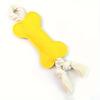 Felt Dog Bone Toy for Chewing and Teeth Cleaning Durable Pet Chew Toy for Small and Medium Dogs Multi-Color