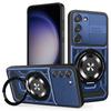 Coque blindée pour Samsung Galaxy A16 A06 A05 A05S A55 A35 A25 A15 A14 4G 5G Support anneau rotatif 360° Couverture de chargement sans fil magnétique