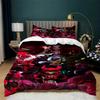 Hazbin Hotel Housse de couette ultra douce Ensemble léger Housse de couette Toutes saisons 3 pièces Ensemble de literie classique Idée cadeau Pour enfants Garçons