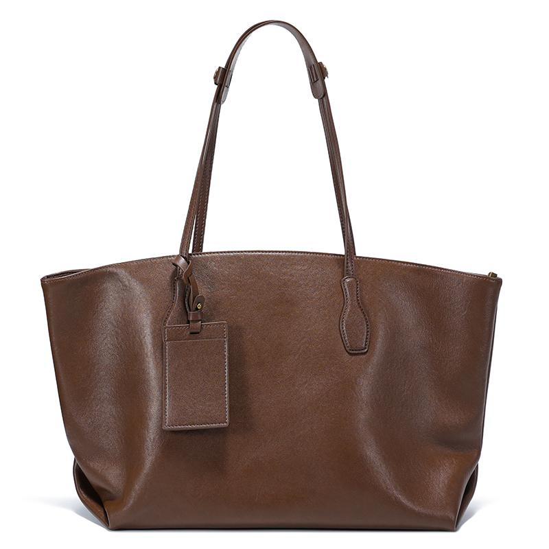 Women's Soft Cowhide Underarm Bag Ladies Cow Genuine Leather Shoulder Bags Female Portable Retro Casual Luxury Designer Handbags