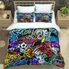 American carton ilustration Print Polyester Beding SetsChildren or Adult Peoples for Beds Comfortable Quilt Cover