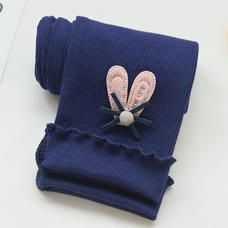 Dziewczęce dziecięce jesienne legginsy bawełniane aksamitne w pasie ciepłe legginsy dziewczęce