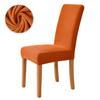 Polar Fleece Dining Chair Covers Stretch Removable Washable Chair Slipcover Big Elastic Chair Cover For Dining Room Home Decor