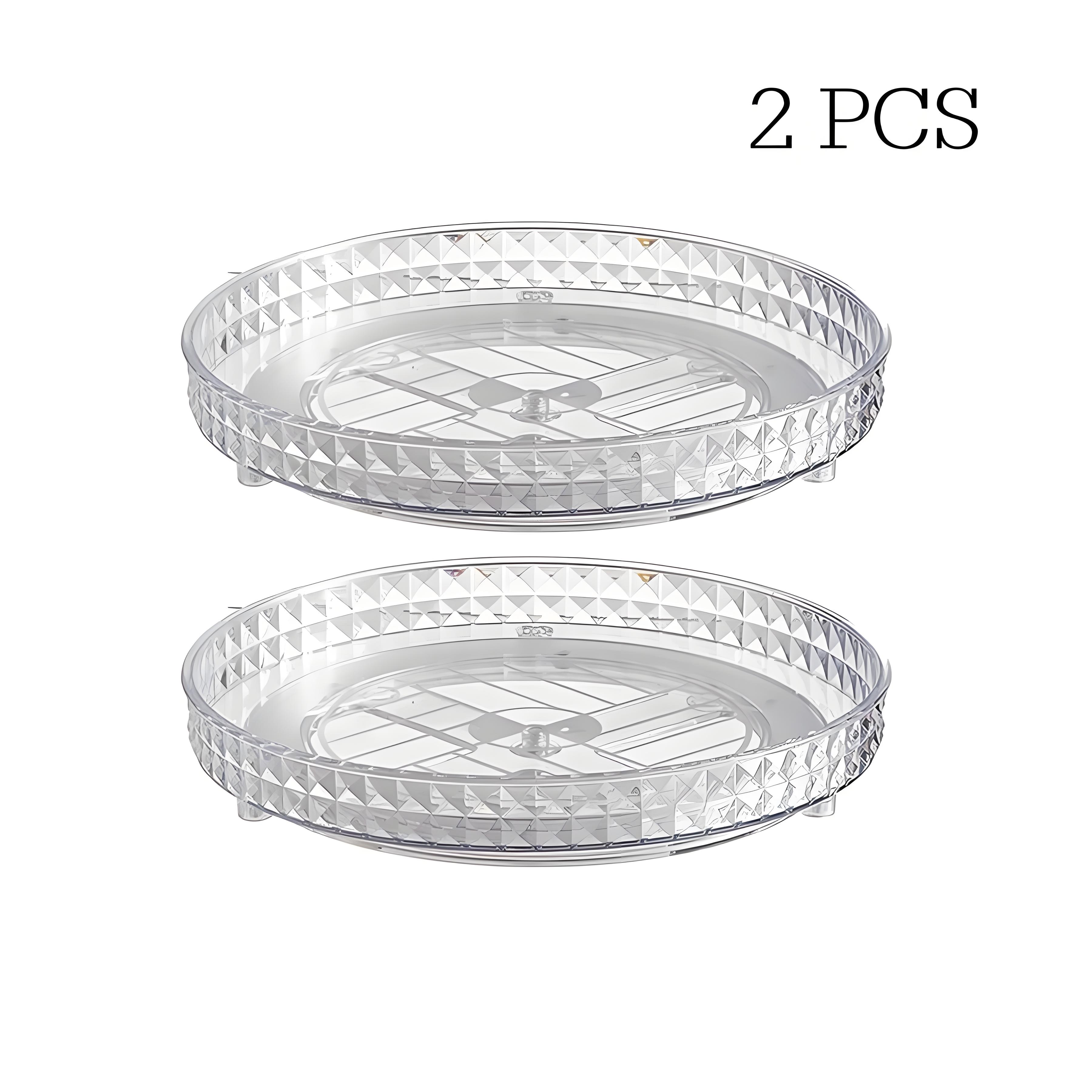 

2 шт. Вращающийся органайзер-подставка для макияжа, парфюмерии, кухни, ванной комнаты и спальни