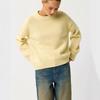 **Nowy dzianinowy sweter jesień zima z okrągłym dekoltem luźny pulower casualowy oversize sweter**