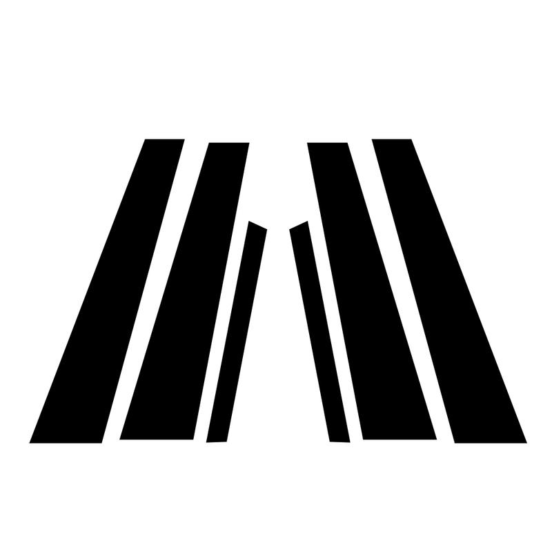 Glossy Black Carbon Fiber Window Door Deal B C Pillar Post Cover Sticker For Jaguar XE X760 2015- 2016 2017 2018