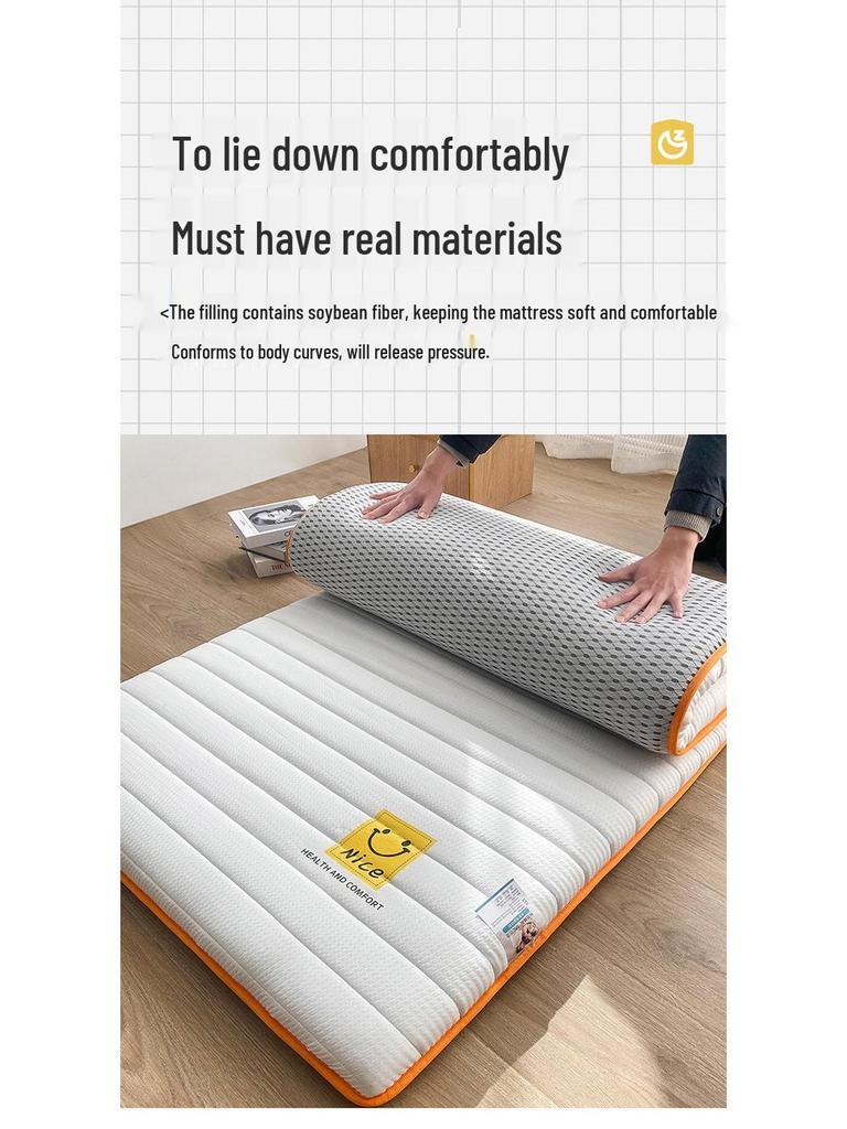 2025 Smiley Face Cotton Soybean Fiber Dorm Mattress