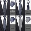 Men Striped Pattern Tie With Durable Material For Special Occasions