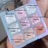 Kappel Snowflake Nine-Color Eyeshadow & Highlighter Palette