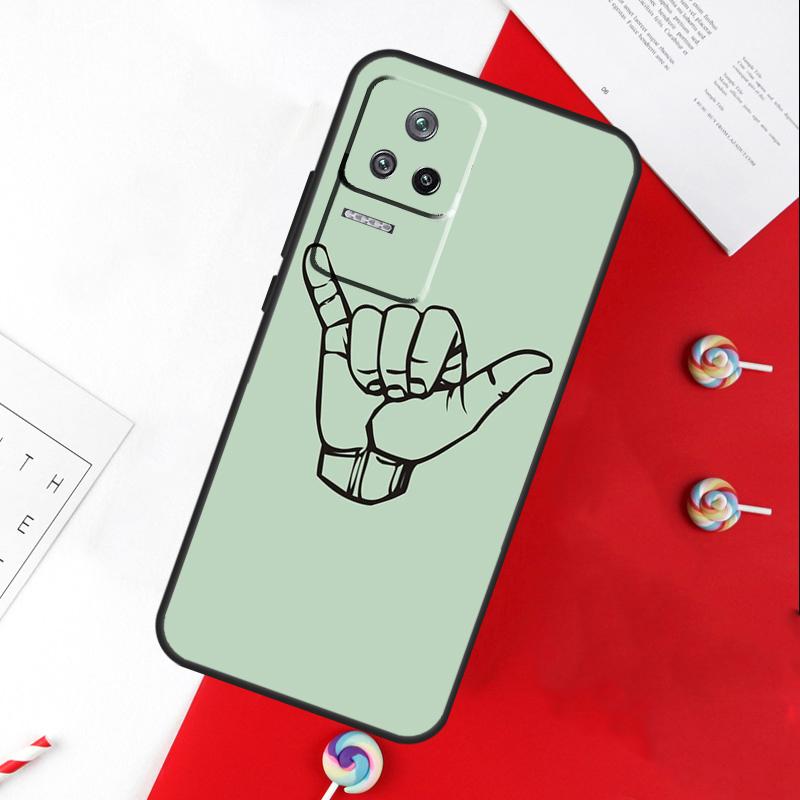 Surfer Surf Hang Loose Cover For Xiaomi 15 Ultra 13 14 11T 12T 13T 14T Pro POCO X7 Pro X3 X5 X6 M6 F5 F6 Pro Case