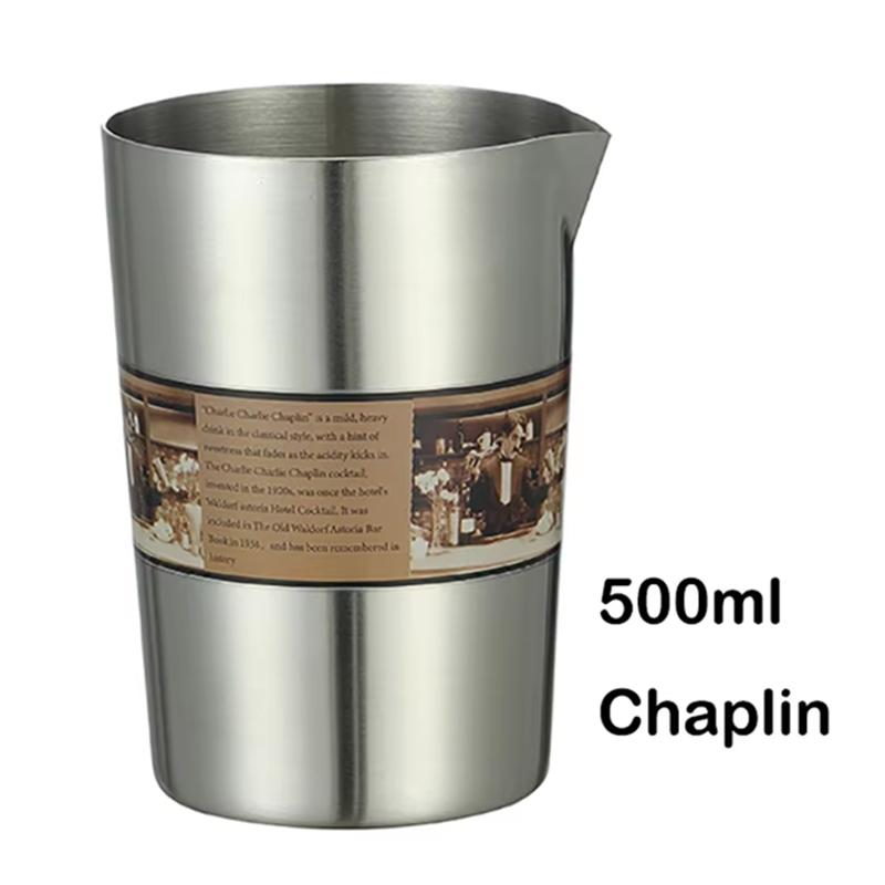 Stainless Steel Stirring Tin 500ml Mixing Glass Preferred by Pros and Amateurs Alike, Make Your Own Specialty Cocktails