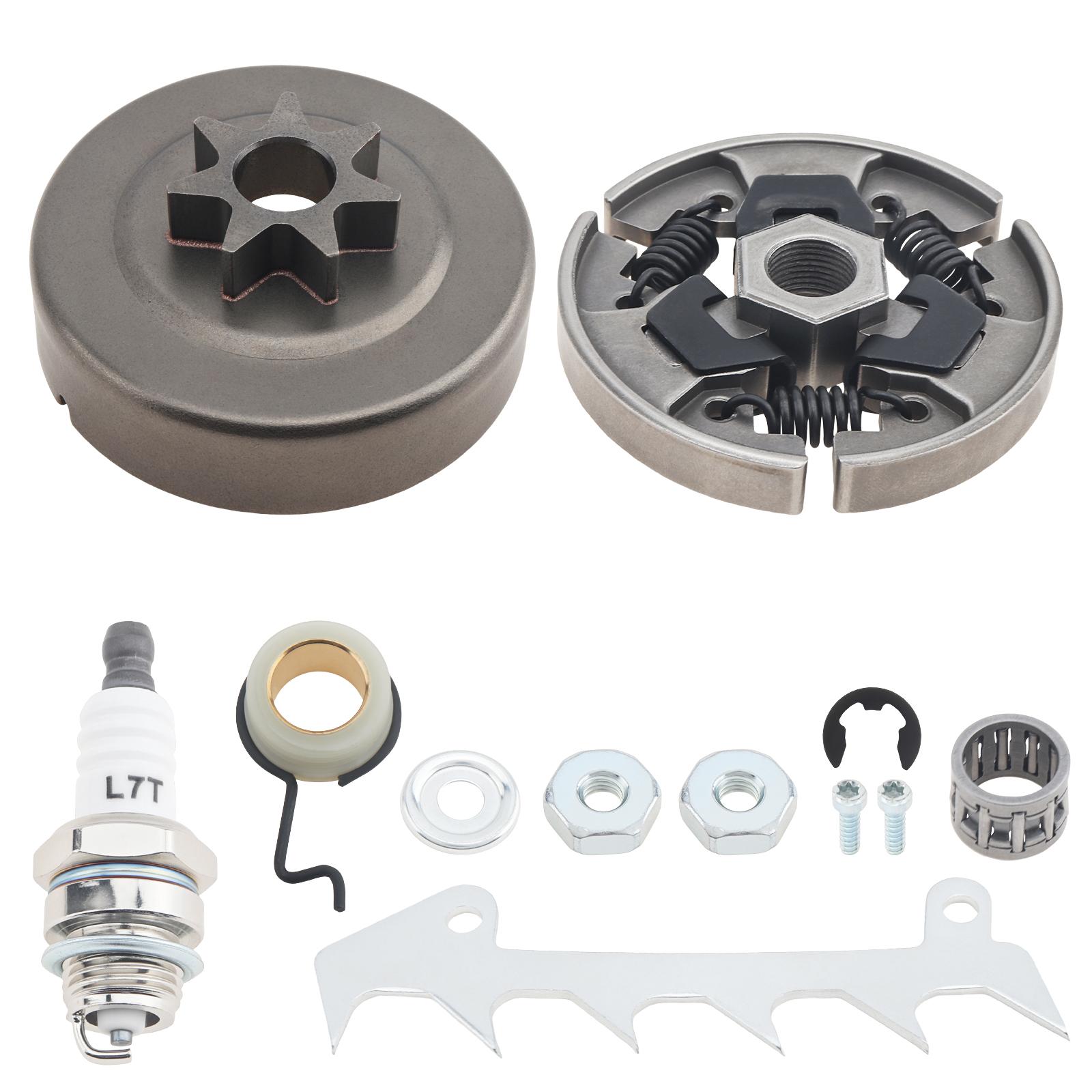 

Stihl MS230 MS250 Сверхпрочный комплект барабана сцепления 325 7T Полный ремонтный комплект включает 7 деталей Профессиональный класс