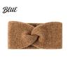 Stylish Retro Knot Headband Women Winter Headband Twist Knitted Thick Warm Ear Elastic Hair Accessory for Autumn Warmers Cozy Head Wrap Cold Weather