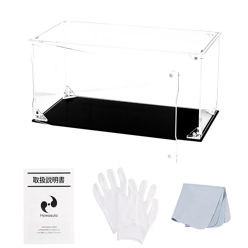 

Howasuto collection case display case [Magnetic front door] [Light transmittance 95% or more] 4 piece set figure case acrylic case assembly (Width