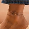 Bohemian Summer Vacation Style Creative 26 Letter Anklet