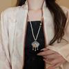 New Chinese-style Long Beaded Necklace, Guochao Retro One, Wear More Sweater Chains, Niche Ethnic Style, New Necklace Women