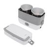 Electric Lunch Box Stainless Steel Double Layer Fast Heating Food Box Portable Lunch Warmer for Home Car School Work