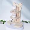 Verstelbare Houten Kleine Huisdieren Water Drinkfles Houder Voerflessen Standaard Auto Dispenser Houder Cavia's Chinchilla's