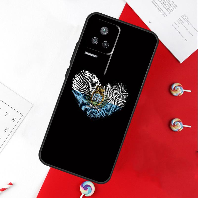San Marino Flag Cover For Xiaomi 13T 11T 12T 14T Pro 13 14 15 Ultra POCO X7 Pro X3 X5 X6 F5 F6 M6 Pro Case