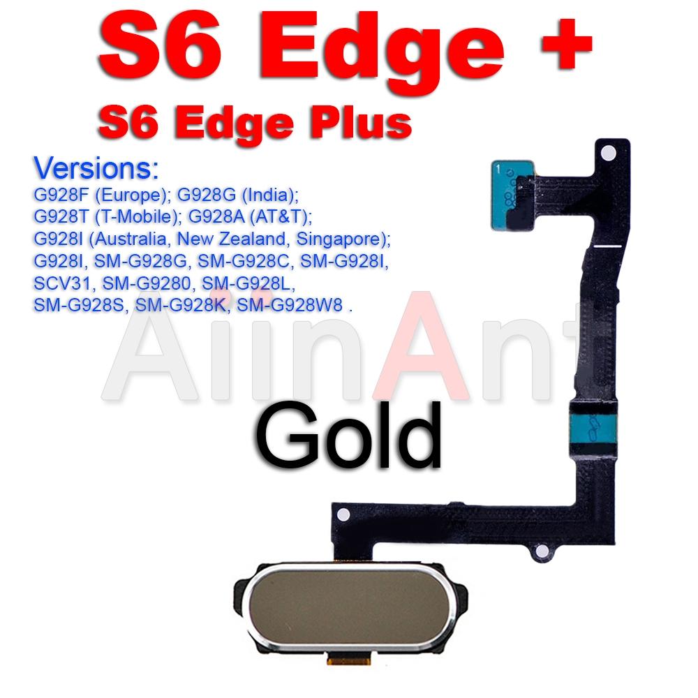 Aiinant Home Button Touch ID Fingerprint Sensor Flex Cable For Samsung Galaxy S5 S6 Edge Plus + Mini G920F G925F G928F G900F