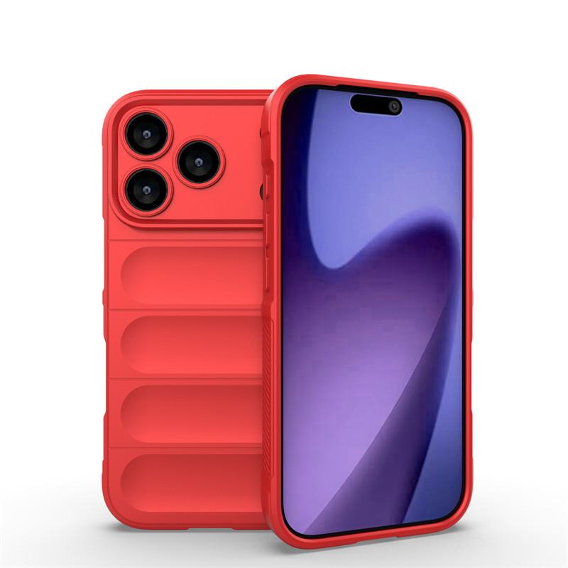 For iPhone 17 Pro Case For iPhone 17 Air iPhone 17 Pro Max Cover Funda Anti-Slip Silicone Shockproof Protective Phone Back Cover