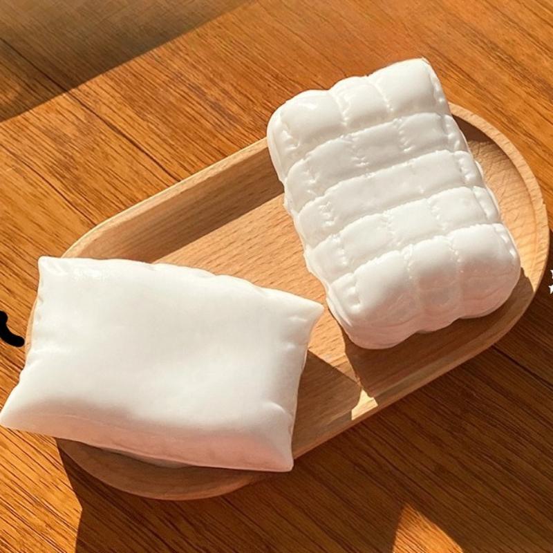 Squishy Pillow Toy Down Pillow Imitation Slow-Rebound Prank Toy Diy Creative Stress-Relief Soft Squishy Toy