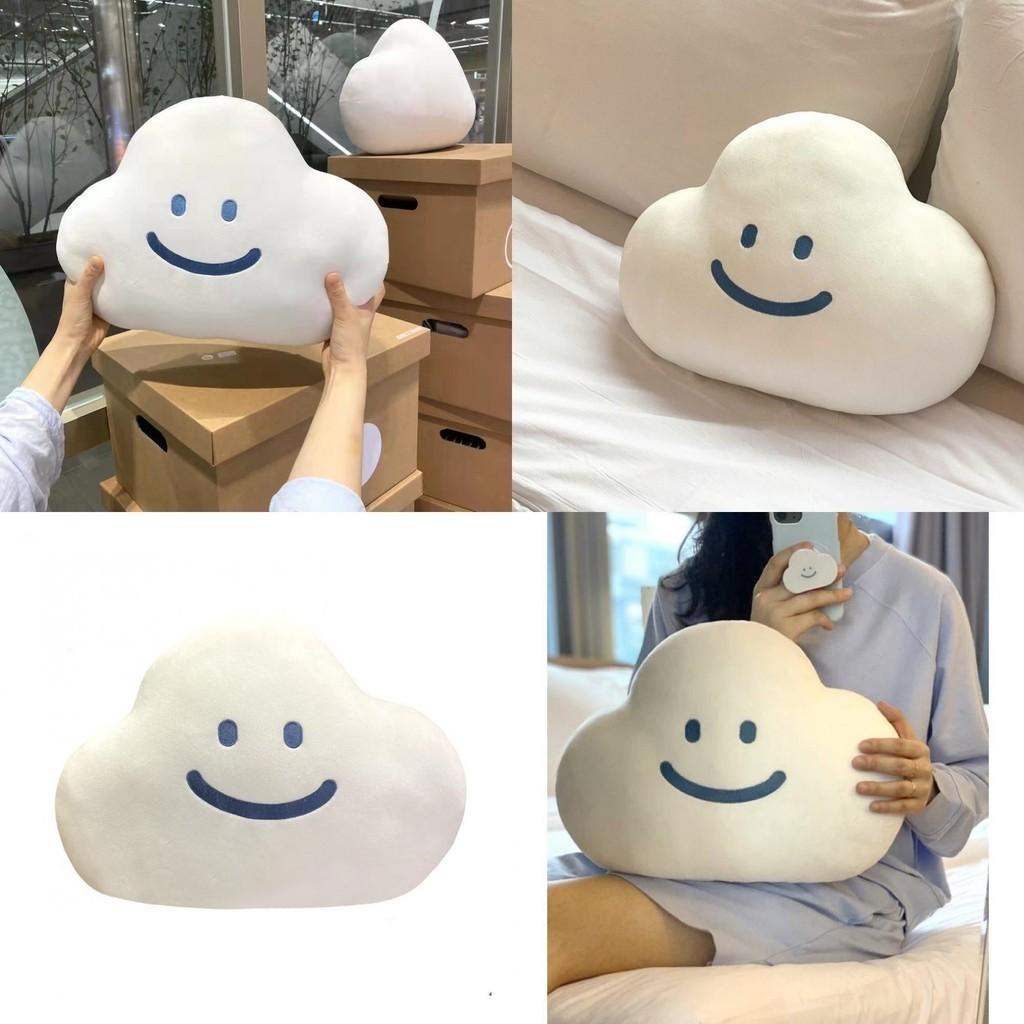 Weiches und kuscheliges Wolken-Emoji-Kissen für Mädchen Einzigartiges koreanisches Ins-Design