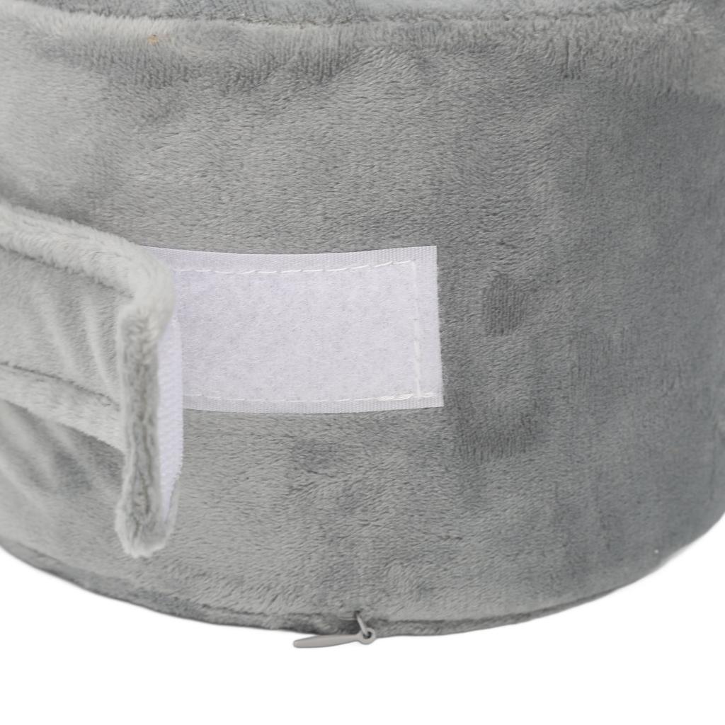 2pcs Foot Elevating Pillow Ankle Protector Foot Support Pillow Elevator Cushion Heel Pillow Grey