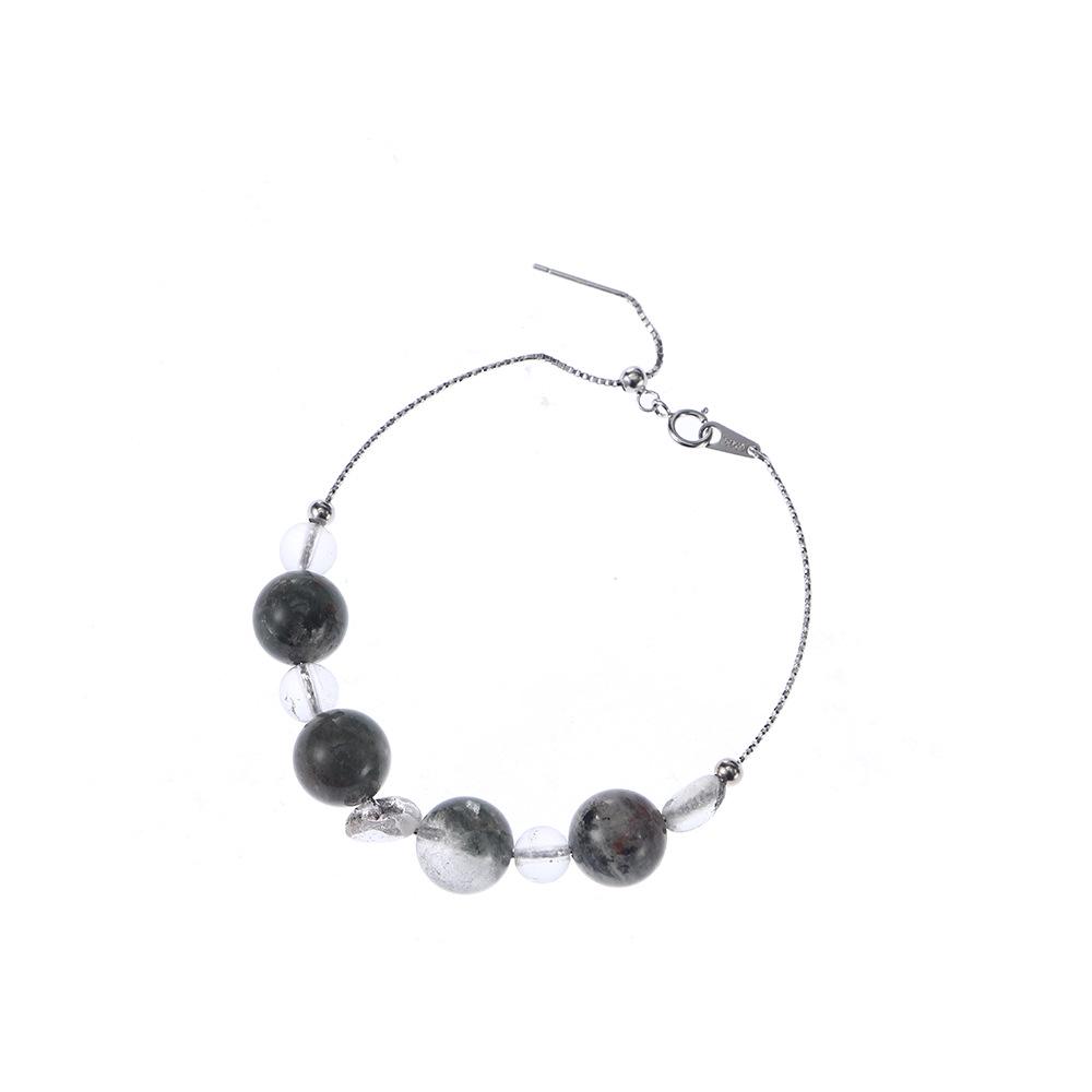 Elegant Retro Chinese Crystal Beaded Bracelet - High-End Light Luxury Design