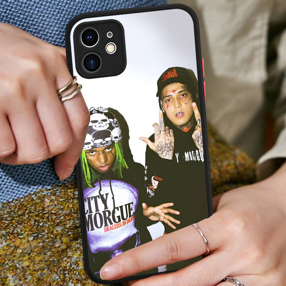 C-City M-Morgue Zillakami Phone Case For IPhone 11 12 13 14 15 16 Pro Plus X XS MAX Matte Bumper Shockproof Cover