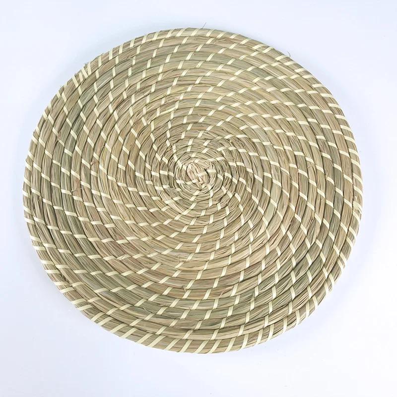 

HeMu Thatched Meal Mat Thickened Insulation Mat Thatched Woven Meal Mat Sand Pot Mat Home and Daily Use Sand Pot Mat Bowl Mat 18cm белый