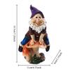 Cartoon Gnomes Statue Outdoor Garden Yard Decorations Cute Funny Dwarf Statue Middle Finger Gnome Creative Tree Hanging Ornament