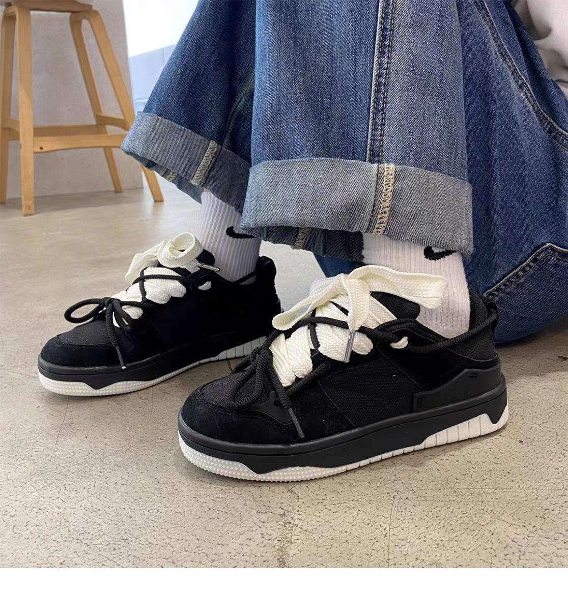 

Fashion Fashion Women s Shoes Casual Sports Board Shoes for Unisex Running Lightweight Sneakers with Youthful Vitality Zapatos De Mujer 36 чёрный