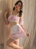 Sexy Lingerie Lolita Kawaii Mini Bikini Japanese Anime Cosplay Underwear Set Naughty Erotic Highcut Backless Women Costumes