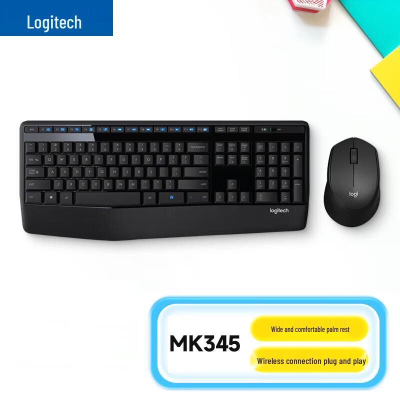

Logitech MK345 Wireless Keyboard and Mouse Combo