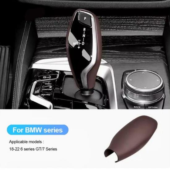 Car Gear Shift Knob Cover Trim Styling Accessories For BMW 7 Series 6GT 16-22 X3