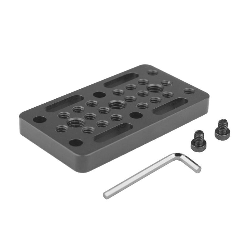 

Portable Camera Support Cheese Plate with Quick Install Board, Universal Base for Stable Photography Quick Install 1