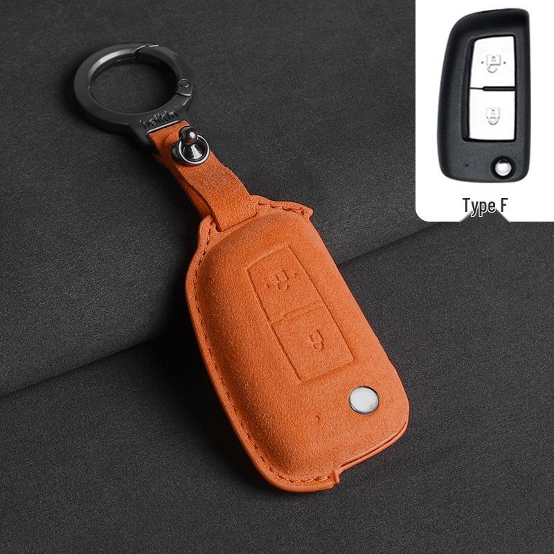 Compatible with Nissan Qashqai '19, Classic Sylphy, Bluebird, Kicks, X-Trail, Tiida Folding Car Key Case.