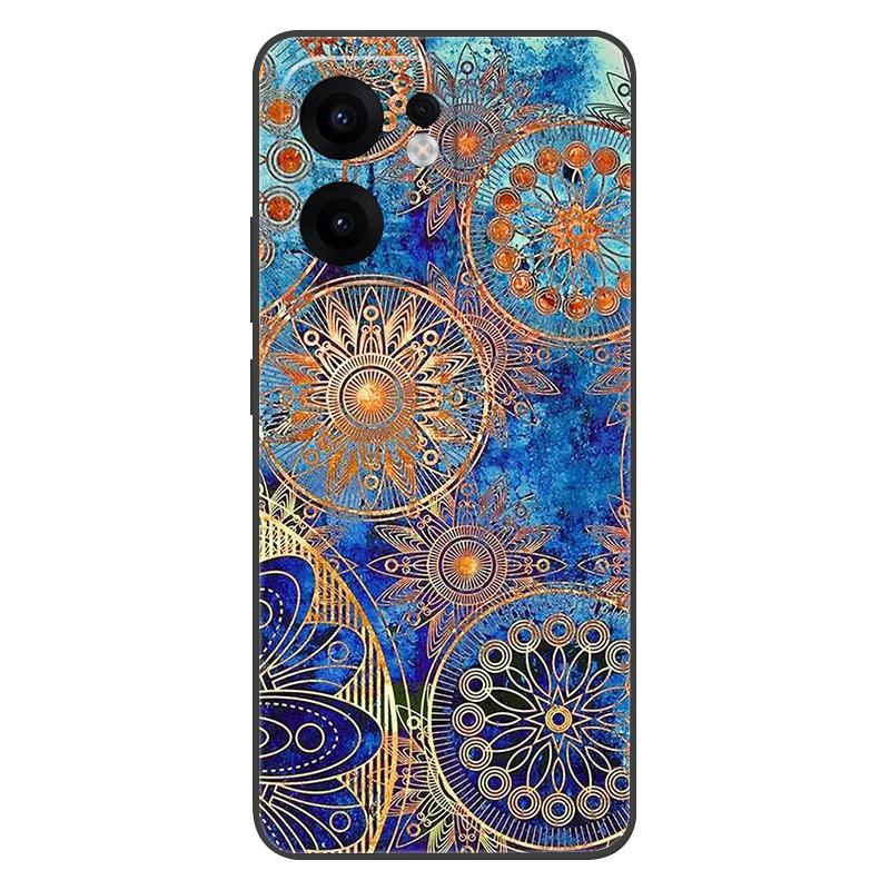 For OPPO Reno13 F Case 13F Flowers Silicone Soft TPU Back Cover For OPPO Reno 13F 5G Case CPH2699 Coque Shockproof Fundas