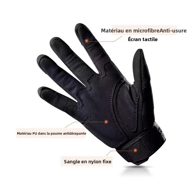 Men's Full Finger Tactical Gloves Touchscreen Compatible Hard Knuckle Protection for Airsoft Paintball Military Motorcycle