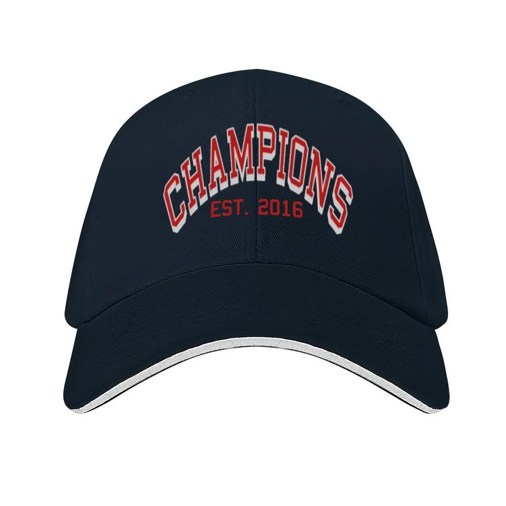 Champions Red College Print Baseball Cap Icon Sun Cap Tea Hat Fun Hats Women's Beach Unisex's