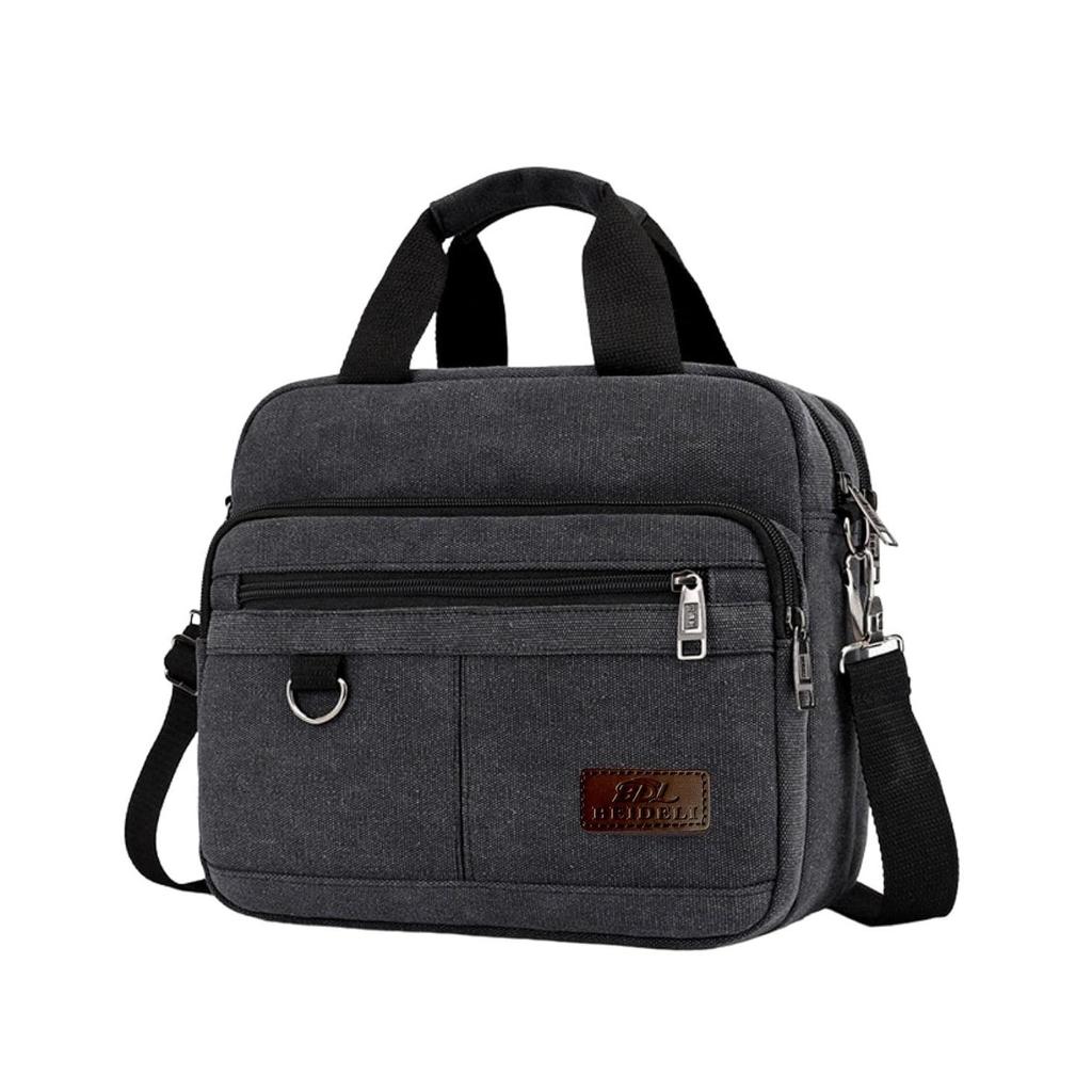 Lov Sawar Shoulder Bag Mens Crossbody Small Size A4 Pocket Multiple Pockets 2-way Carry Handheld Large Capacity Lightweight Everyday Use
