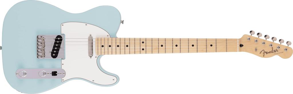 Fender Short Scale Guitar Made In Japan Junior Collection Maple Satin Daphne Blue with Soft Case Telecaster®, Fingerboard,
