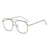 Blue Light Blocking Glasses Women Men With Metal Frame Polished Finish For Office And Casual Wear